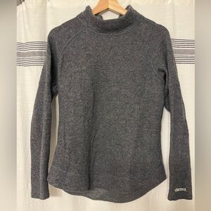 Marmot Women's Charcoal Mock Neck Turtleneck Sweater